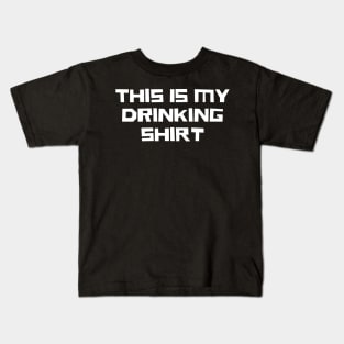 This Is My Drinking Shirt Kids T-Shirt